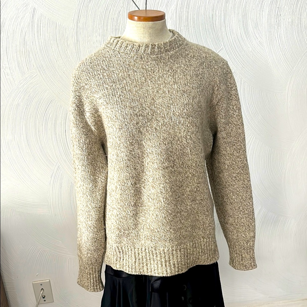 Vintage 80’s /90’s Lands end Cozy Wool Sweater Sz L